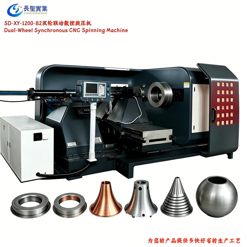 SD-XY-1200-B2 CNC Dual-Roller Spinning Machine: Redefining New Standards for Metal Forming Precision and Efficiency